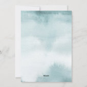 Abstract Frost Modern Holiday fotokaart Feestdagenkaart (Achterkant)