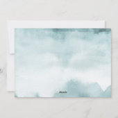 Abstract Frost Modern Holiday fotokaart Feestdagenkaart (Achterkant)