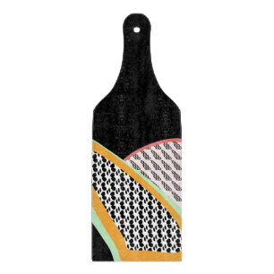 Abstract Fruit Papaja Drakenfruit Patroon Snijplank
