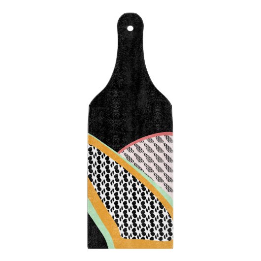 Abstract fruit Papaya Dragonfruit Snijplank (Voorkant)