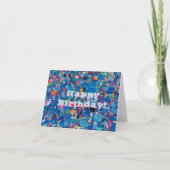 Abstract Fun Birthday Card Kaart (Voorkant)