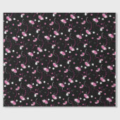 Abstract Fun roze (de achtergrondkleur wijzigen) Cadeaupapier (Vlak)