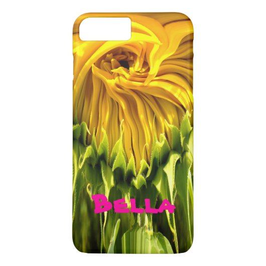 Abstract funky retro zonnebloem, geschrokken geome Case-Mate iPhone case (Achterkant)