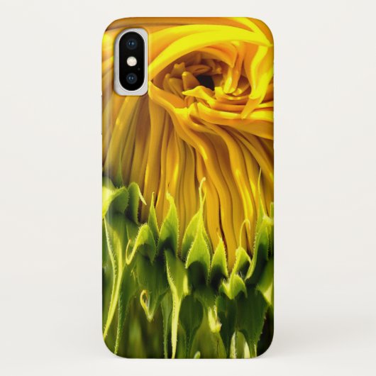 Abstract funky retro zonnebloem, geschrokken geome Case-Mate iPhone case (Achterkant)