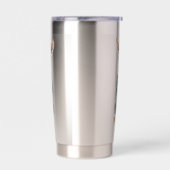 Abstract Funky Vrouw Herten Geïsoleerde Drinkbeker (Links)