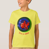 Abstract Funny Red Goldfish Aangepast T-shirt (Voorkant)
