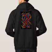 Abstract Fusion-trui Hoodie (Achterkant)