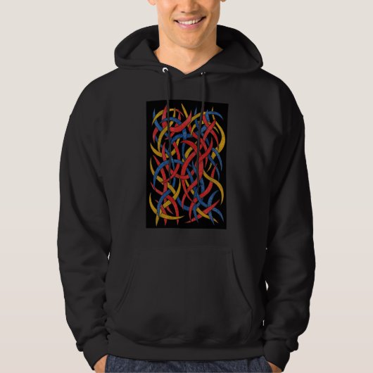 Abstract Fusion-trui Hoodie (Voorkant)