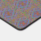Abstract Futuristisch Neon Blauw Bureaumat (Hoek)