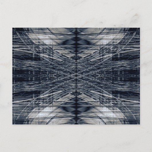 Abstract futuristisch patroon briefkaart (Voorkant)