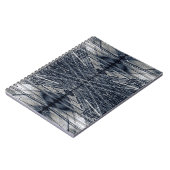 Abstract futuristisch patroon notitieboek (Linkerzijde)