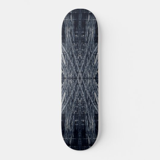 Abstract futuristisch patroon skateboard (Voorkant)