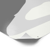 Abstract Futuristisch Stamportret Kunst Perfect Poster (Hoek)