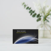 abstract futuristisch visitekaartje (Staand voorkant)