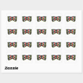 Abstract G132 Vierkante Sticker (Vel)
