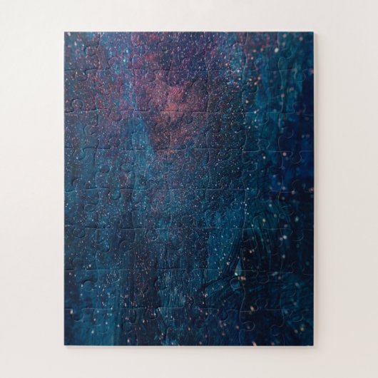 Abstract galaxy Glitter Paint Patroon Legpuzzel (Verticaal)