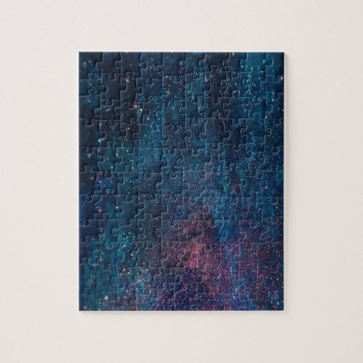 Abstract galaxy Glitter Paint Patroon Legpuzzel (Verticaal)