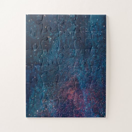 Abstract Galaxy Glitter Paint Pattern Legpuzzel (Verticaal)