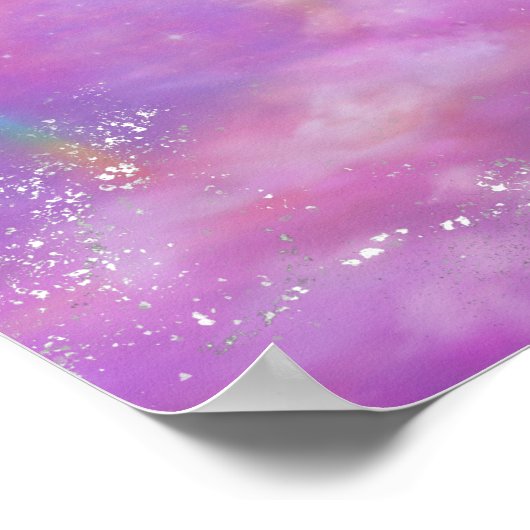 Abstract Galaxy Poster (Hoek)