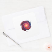 Abstract Galaxy Swirl Sticker (Envelop)