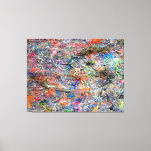 Abstract galerijcanvas voor neonkleuren canvas afdruk