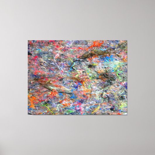 Abstract galerijcanvas voor neonkleuren canvas afdruk (Voorkant)