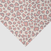 Abstract Garden Confetti | Pattern Blush Peach Tissuepapier (Detail)