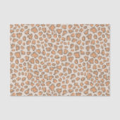 Abstract Garden Confetti | Pattern Muted Apricot Tissuepapier (Voorkant)