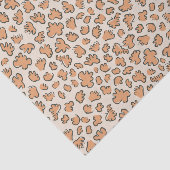 Abstract Garden Confetti | Pattern Muted Apricot Tissuepapier (Detail)