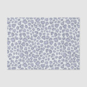 Abstract Garden Confetti | Pattern Pale Periwinkle Tissuepapier (Voorkant)