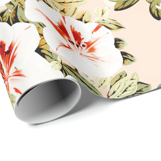 Abstract garden pattern cadeaupapier (Rol Hoek)