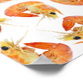 Abstract garnaal poster (Hoek)