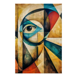 Abstract Gaze Perfect Poster