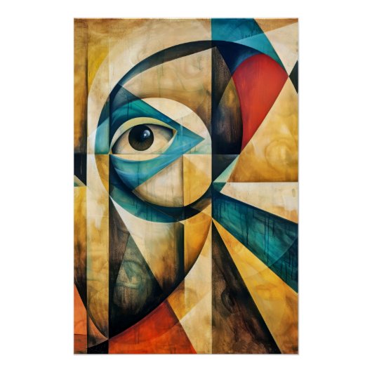 Abstract Gaze Perfect Poster (Voorkant)