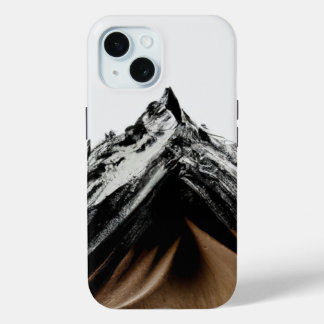 Abstract gebergte iPhone 15 case