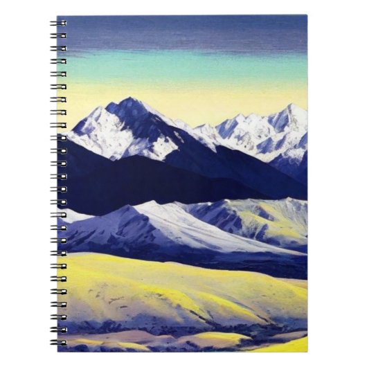 Abstract gebergte | Notitieboek Journal (Voorkant)