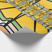 Abstract, gebogen opvulpapier cadeaupapier (Hoek)