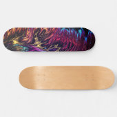 Abstract Geborsteld Schilderen Vlammende Kleuren S Persoonlijk Skateboard (Horizontaal)