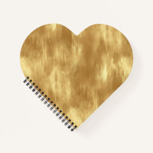 Abstract Geborstelde Goud Textuur Notitieboek