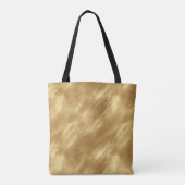 Abstract Geborstelde Goud Textuur Tote Bag (Achterkant)