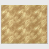 Abstract Geborstelde Gouden Textuur Cadeaupapier (Vlak)