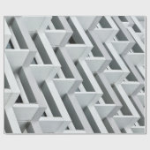 Abstract gebouw cadeaupapier (Vlak)