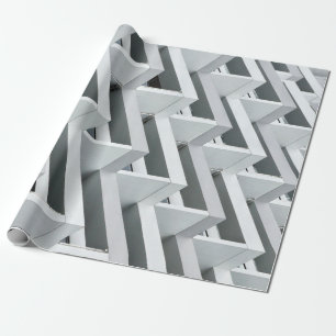 Abstract gebouw cadeaupapier