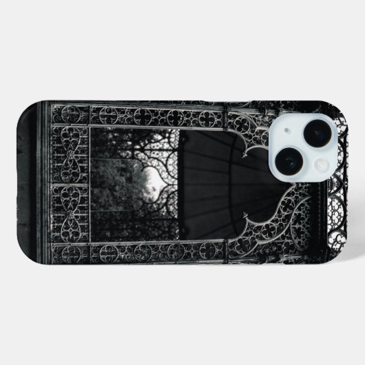 Abstract gebouw zwart-wit Case-Mate iPhone case (Achterkant (horizontaal))