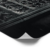 Abstract gebouw zwart-wit poster (Hoek)