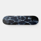 Abstract Gebroken IJs Versplinterd Ontwerp Persoonlijk Skateboard (Horizontaal)