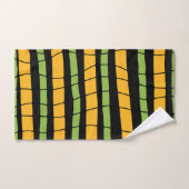 Abstract gebroken strepen bad handdoek (Handdoek)