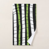 Abstract gebroken strepen bad handdoek (Handdoek)
