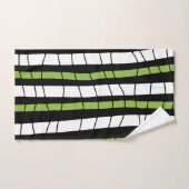 Abstract gebroken strepen bad handdoek (Handdoek)