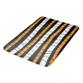 Abstract gebroken strepen badmat (Gekanteld)